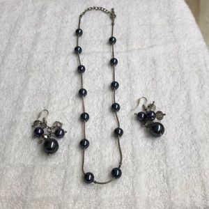 Necklace and earrings